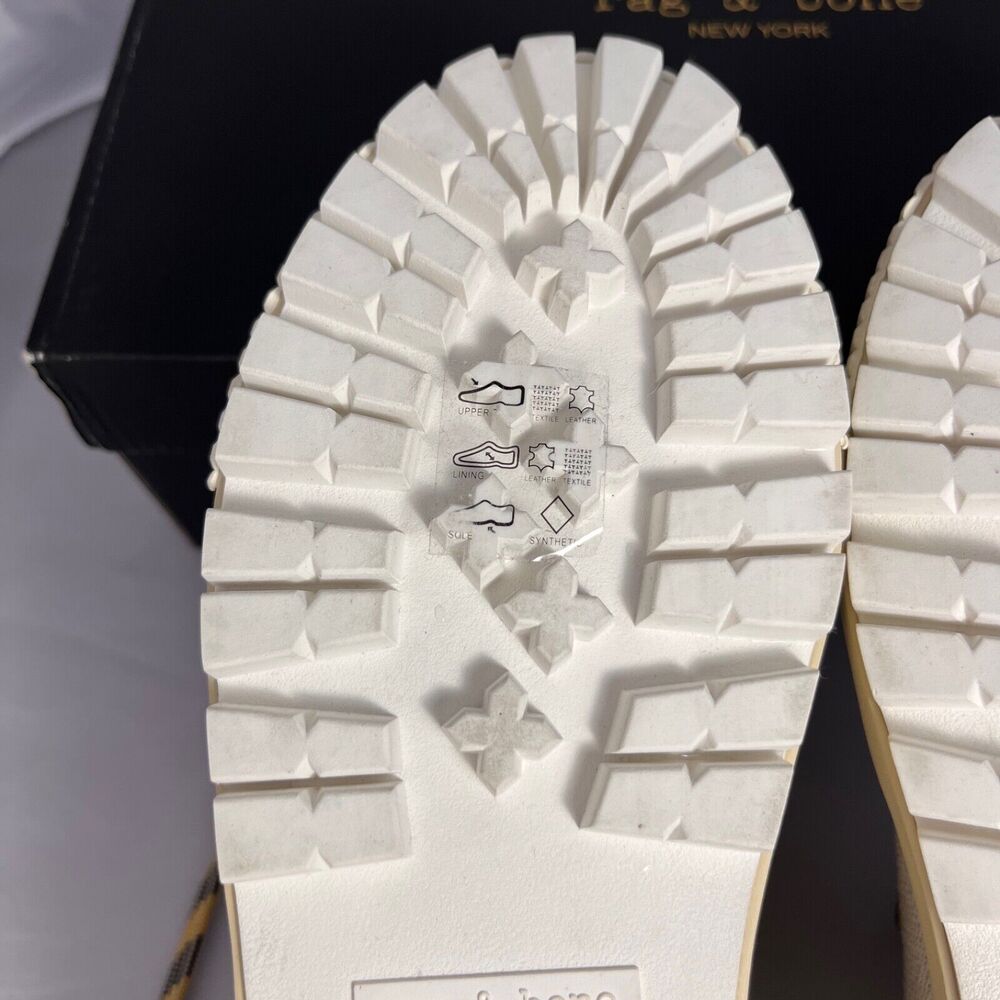 RAG & BONE RB Army Hiker Low In Ecru Size: EU-38.5/US 8.5 (Runs a little small) - Picture 15 of 16